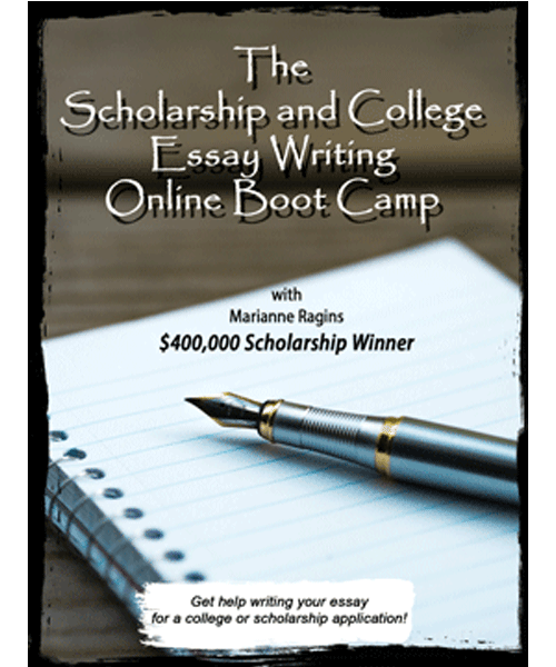 how to write a college application essay boot camp