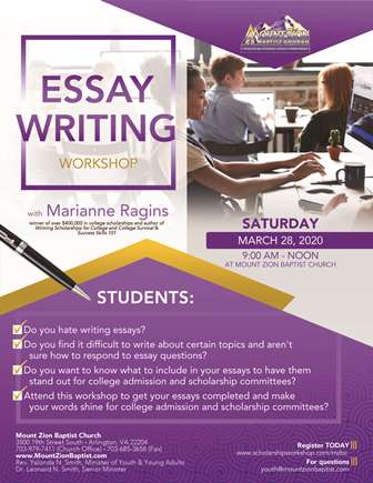 Scholarship Essay Writing Help